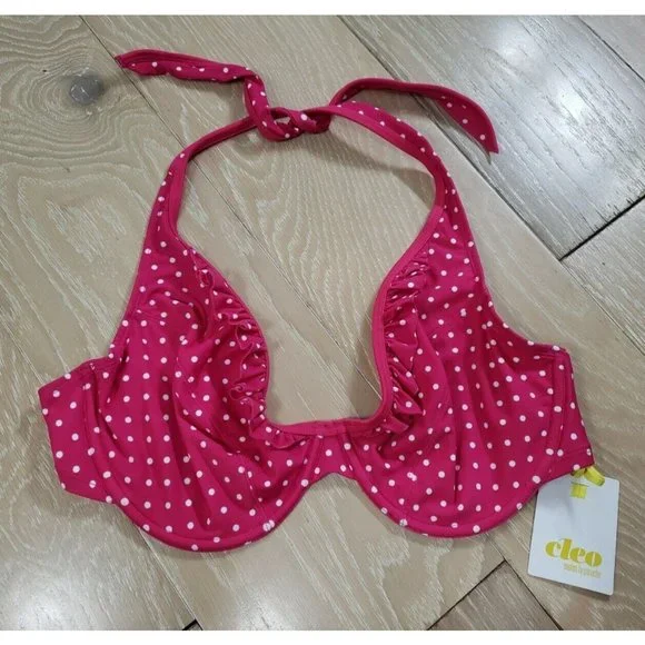 Pink Polkadot Intimates Sleepwear New Cleo Panache 28dk